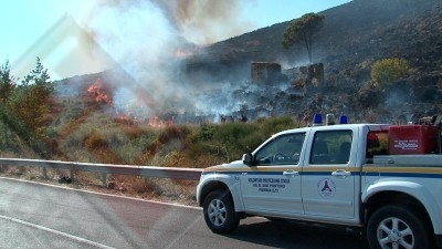 Realizzazione area attrezzata con vasche contro gli incendi