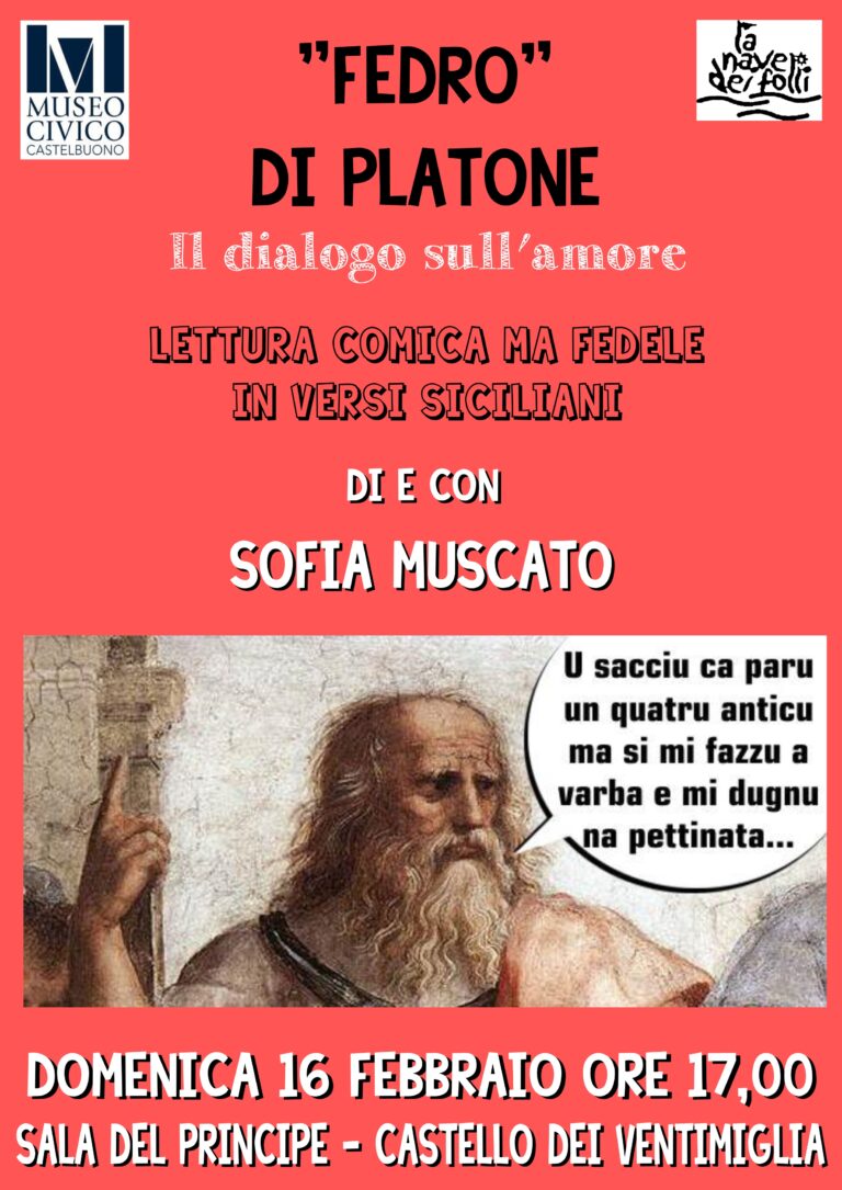 Al Castello di Castelbuono  “Fedro” di Platone in versi siciliani letto da Sofia Muscato