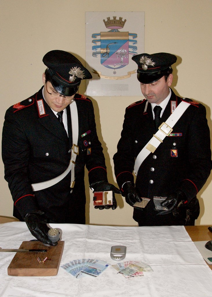 Spacciava Hashish al Belvedere. Giovane pusher incensurato arrestato dai carabinieri