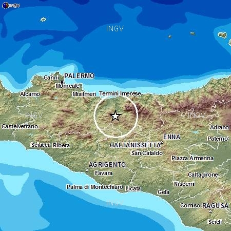 Nuova scossa di terremoto sulle Madonie