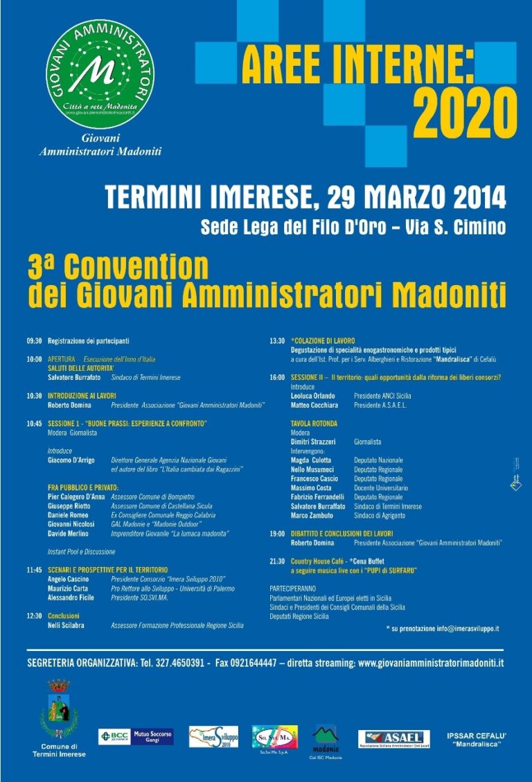 Terza Convention Giovani Amministratori Madoniti