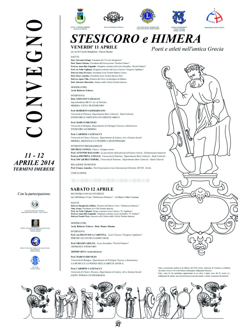 Convegno Stesicoro e Himera. Poeti e atleti nell’antica Grecia