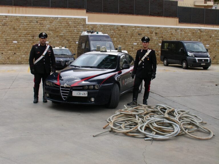 Rubavano rame nella zona industriale. Arrestati un campofelicese e due termitani