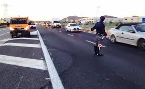 Incidente sulla A19 tra Termini Imerese e Trabia. Oggetti sparsi sulla strada