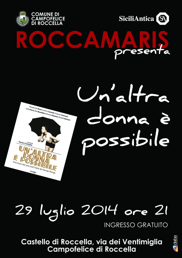 “Un’altra donna è possibile”, il libro di Paola Castiglia a Roccamaris