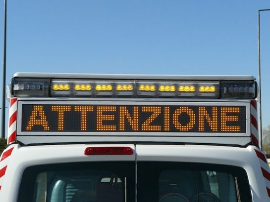 Traffico rallentato sulla A19 all’altezza dello svincolo Irosa