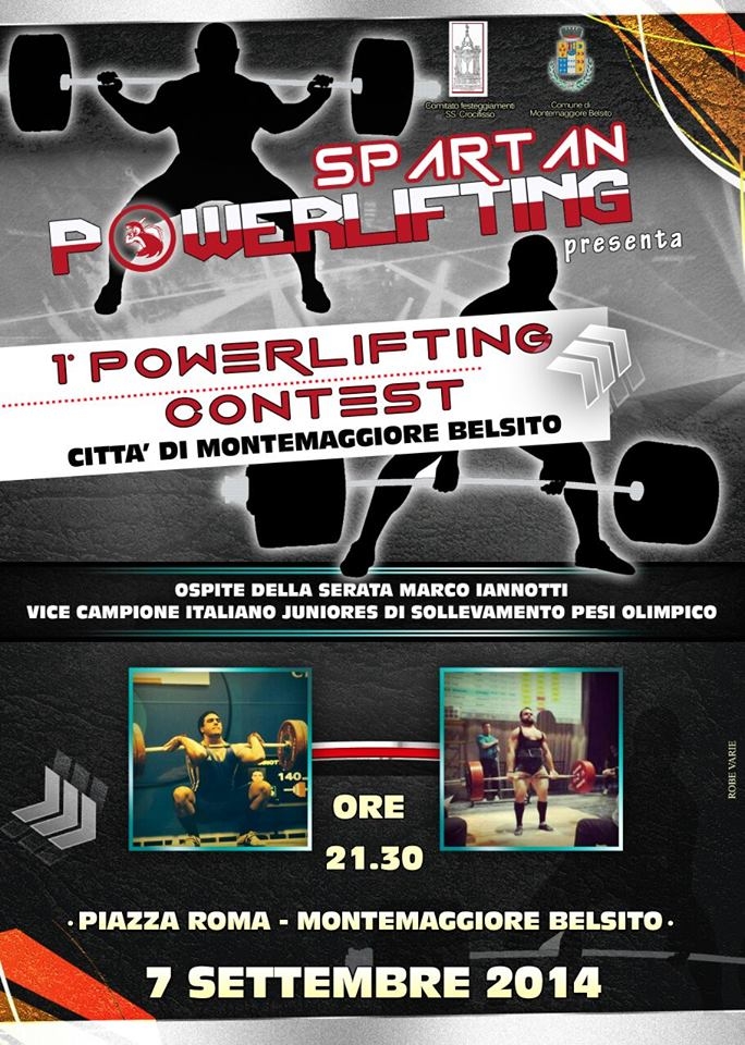 1° Powerlifting Contest – Città di Montemaggiore