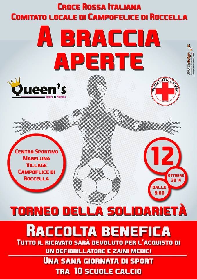 A braccia aperte. Torneo di solidarietà organizzato dalla Croce Rossa