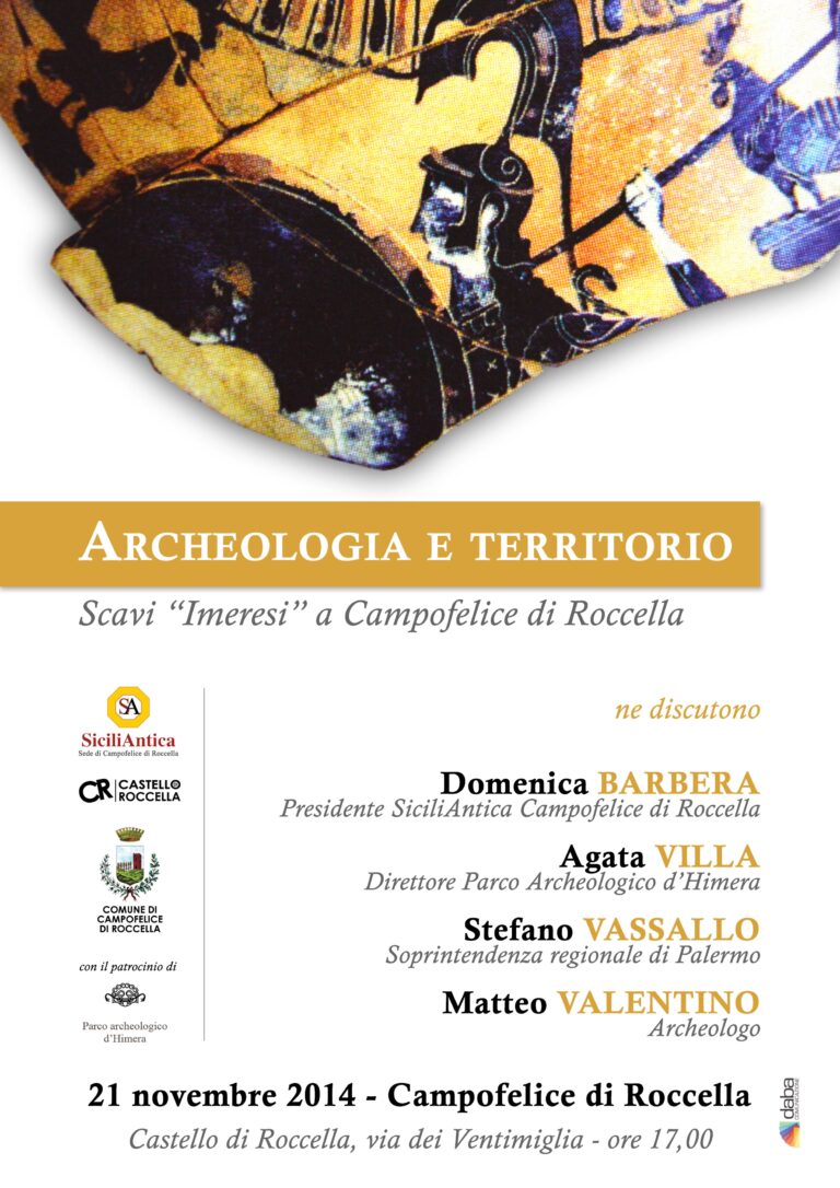 Al Castello di Roccella “Archeologia e territorio. Scavi “Imeresi” a Campofelice”