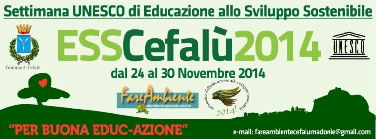 “Per buona educ-azione”. Settimana Unesco di Educazione allo Sviluppo Sostenibile