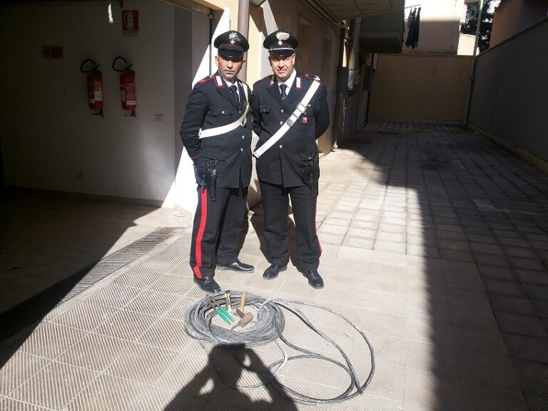 I carabinieri fermano una termitana e un palermitano per furto