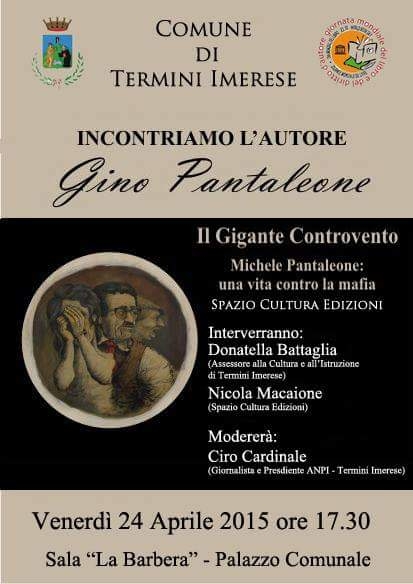 Al comune presentazione del libro “Il gigante controvento”