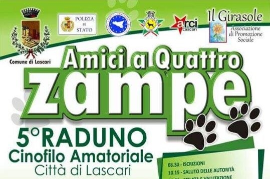 “Amici a quattro zampe”. 5° raduno cinofilo a Lascari