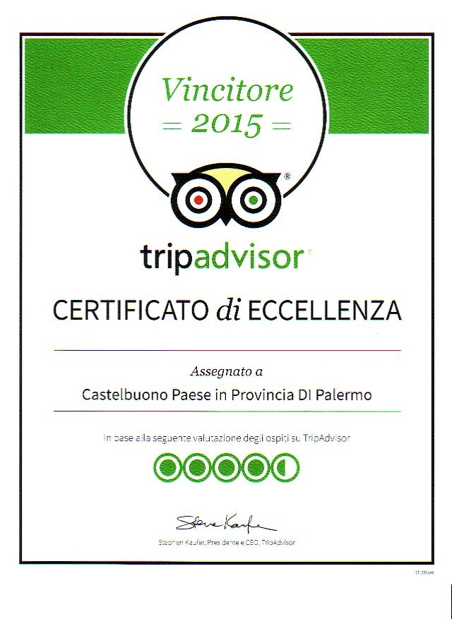 TripAdvisor assegna al Comune di Castelbuono il “Certificato di Eccellenza 2015”