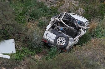 Incidente a Gangi. Una Jeep esce fuori di strada e vola per 15 metri