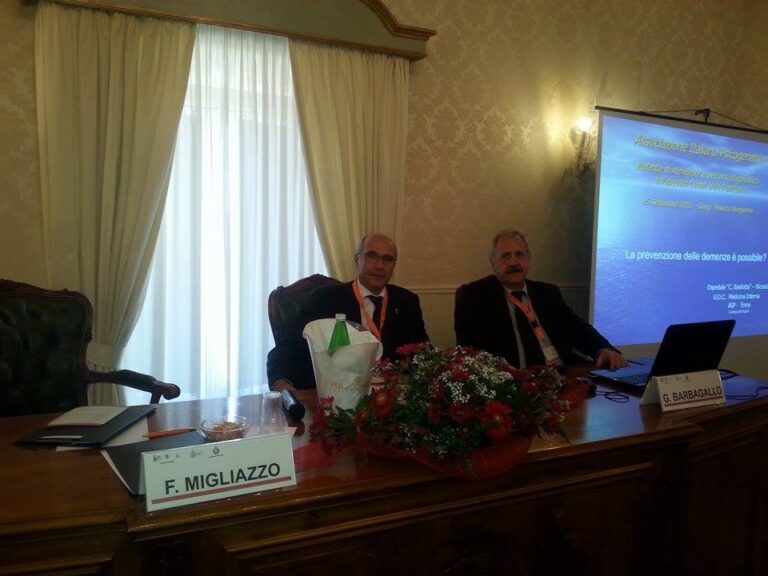 Corso di aggiornamento sull’ Alzheimer promosso dall’associazione italiana psicogeratria