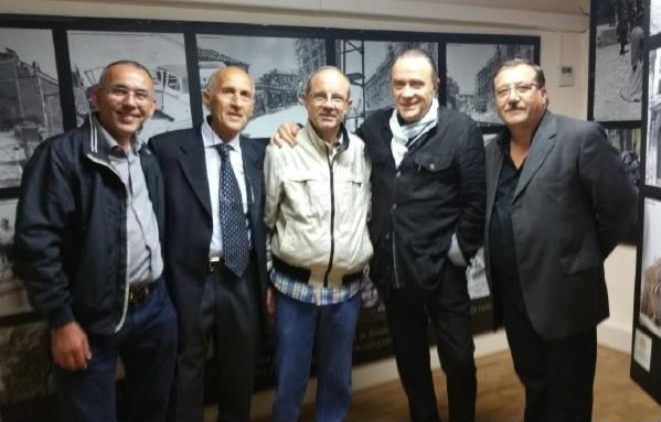 Ciminna, il cantante e attore Gianni Nazzaro ha visitato la mostra fotografica dedicata al film il Gattopardo