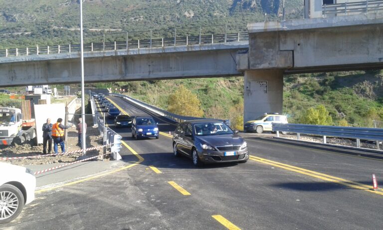 Autostrada A19: aperta al traffico la nuova bretella di collegamento all’altezza del Viadotto Himera
