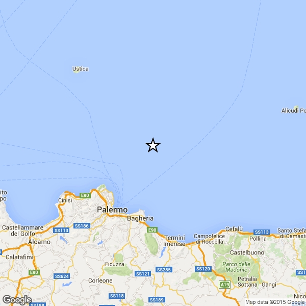 Nuova scossa di terremoto nel pomeriggio avvertita in tutta la costa da Termini a Cefalù