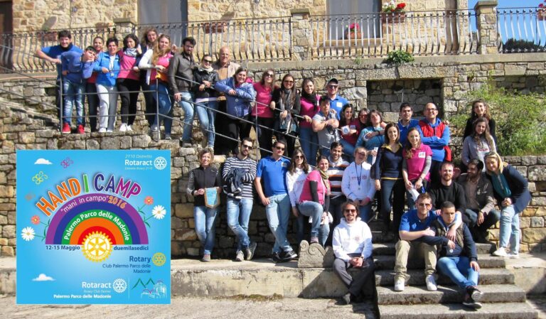 Il Progetto “Handicamp” dei Club Rotary e Rotaract Palermo Parco delle Madonie si conclude a Gangi
