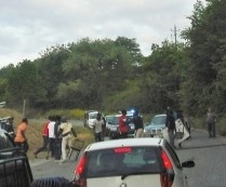 Protesta dei migranti ospiti al Park Hotel Piano Torre in territorio di Isnello