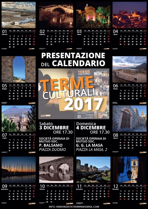 Il calendario “Termini d’Amare” sarà presentato in un città con le terme ormai chiuse