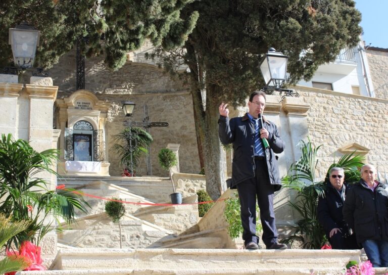 Restaurato l’antico Calvario, luogo simbolo della comunità gangitana