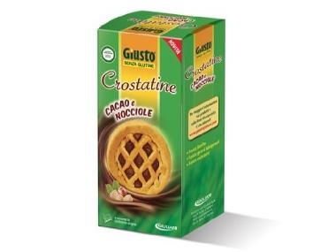 Ministero Salute ritira dai supermercati e dalle farmacie “Crostatine SG cacao-nocciola” a marchio GIUSTO Senza Glutine. Rischio microbiologico