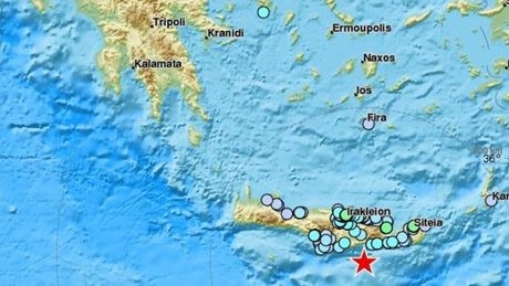 Nella notte terremoto in Grecia