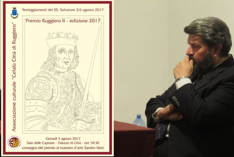 Assegnato a Sandro Varzi a Cefalù il Premio Ruggiero II