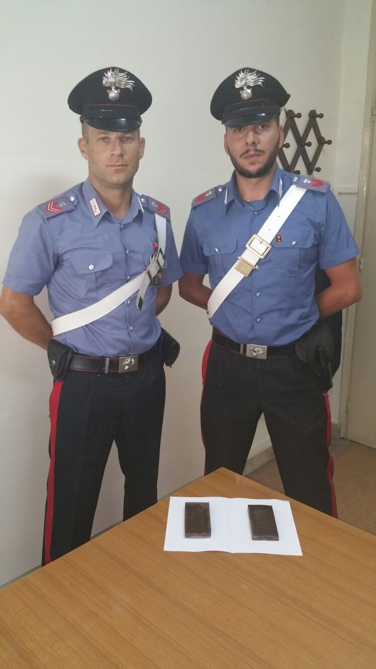 Da Palermo a Castelbuono con 200 grammi di hashish, 2 giovani arrestati dai Carabinieri