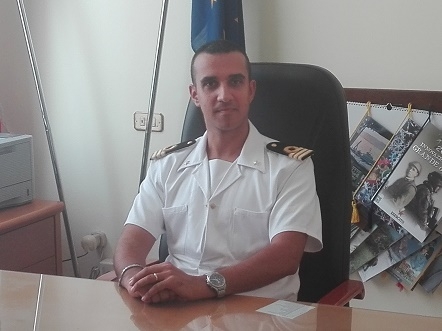 Primo giorno di Comando per il Tenente di Vascello Chirizzi al Circomare di Termini Imerese