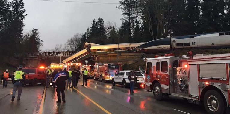 Incidente ferroviario negli Usa, a Seattle