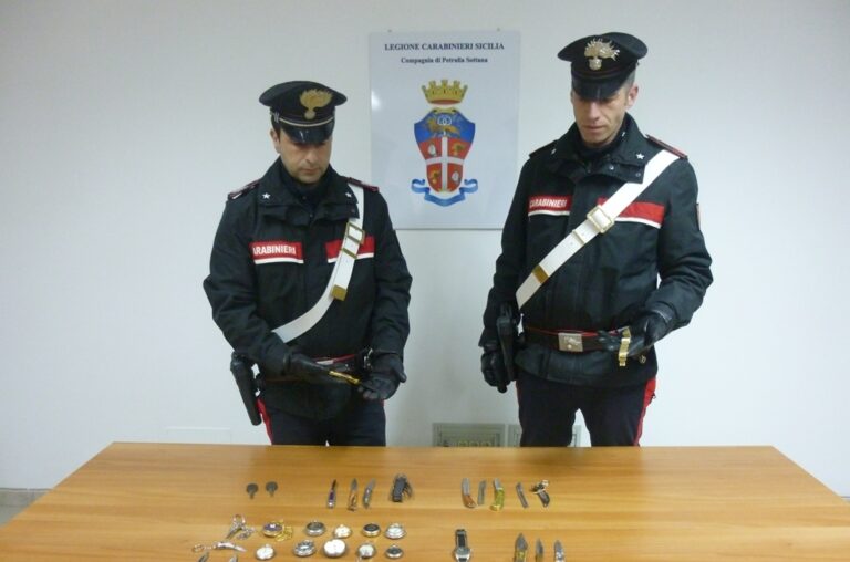 Controllo dei Carabinieri a Gangi, Petralia Sottana, Alimena, Polizzi Generosa e Petralia Soprana: denunciate 15 persone