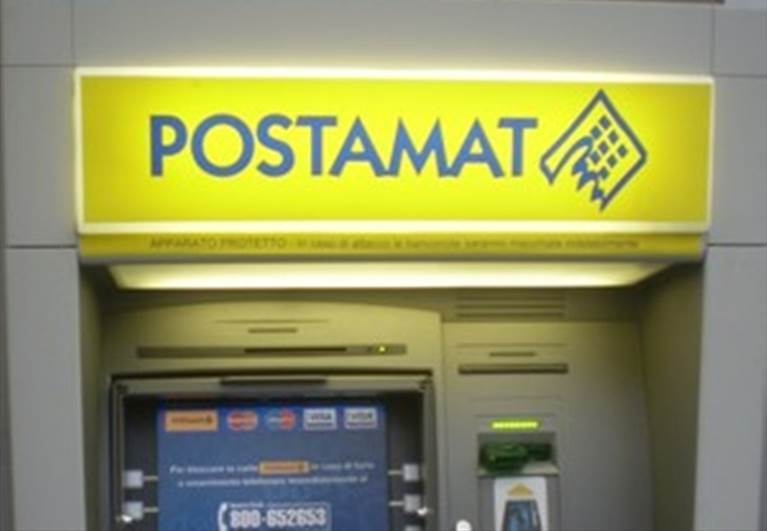 Poste italiane: uno sportello Postamat installato nel centro storico di Pollina