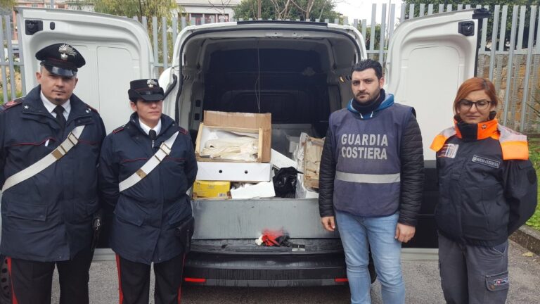 Controlli di Carabinieri e Capitaneria di porto ad ambulanti e pescherie: sequestrati 200 kg di prodotto ittico