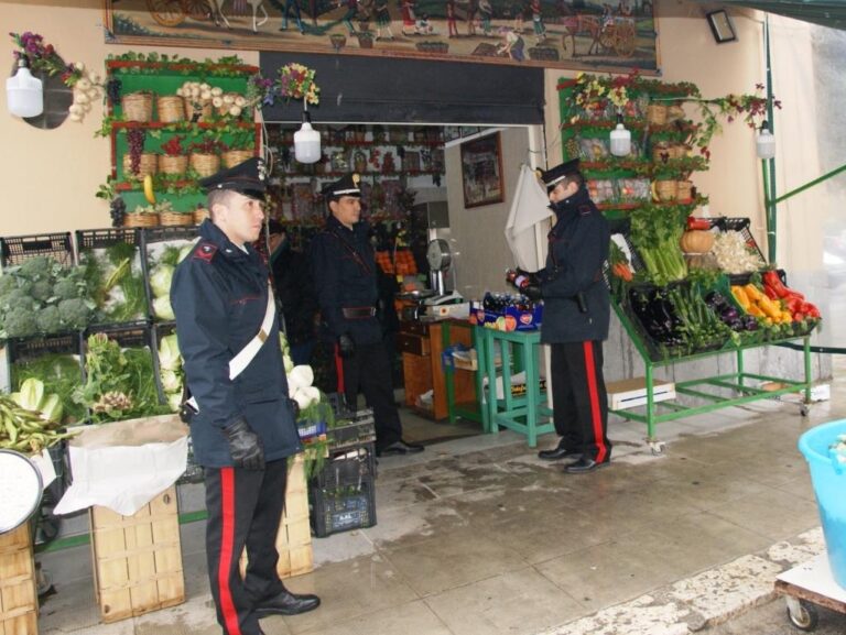 Controlli dei Carabinieri: un arrestato e diversi esercizi commerciali sanzionati