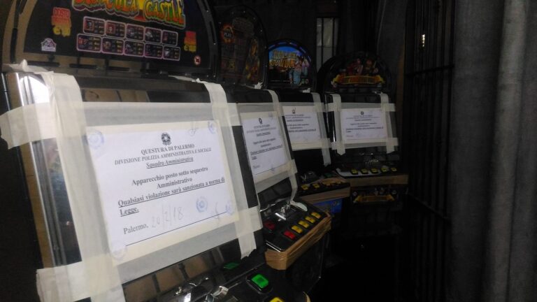 Sequestrate quattro macchinette videopoker ed elevate sanzioni per un milione di euro