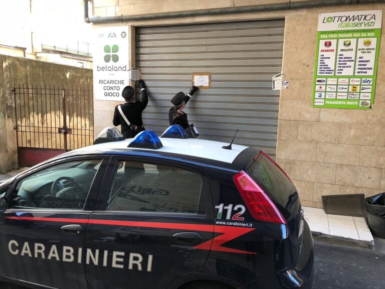 Denunce e sequestri nei centri scommesse di Palermo e provincia. Operazione dei Carabinieri