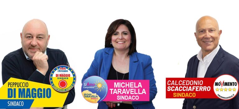 Campofelice di Roccella. Elezioni comunali. I tre candidati a confronto
