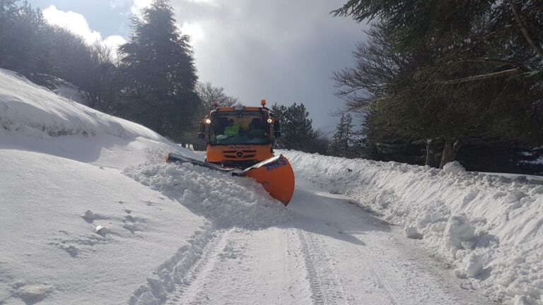 Emergenza neve: nuovo intervento dell’Anas sulle strade provinciali di Piano Battaglia