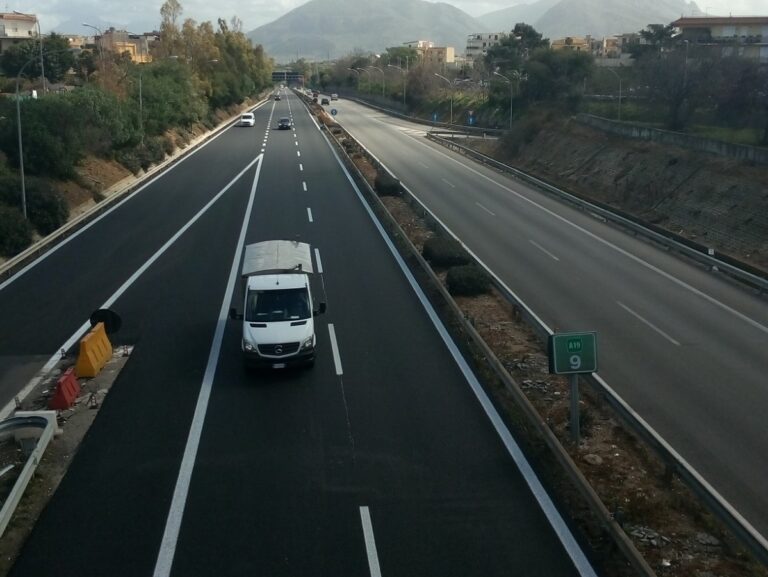 Ultimata pavimentazione su A19PA-CT tra Altavilla e Villabate in direzione Palermo. Da Lunedì inizio lavori sull’altra corsia
