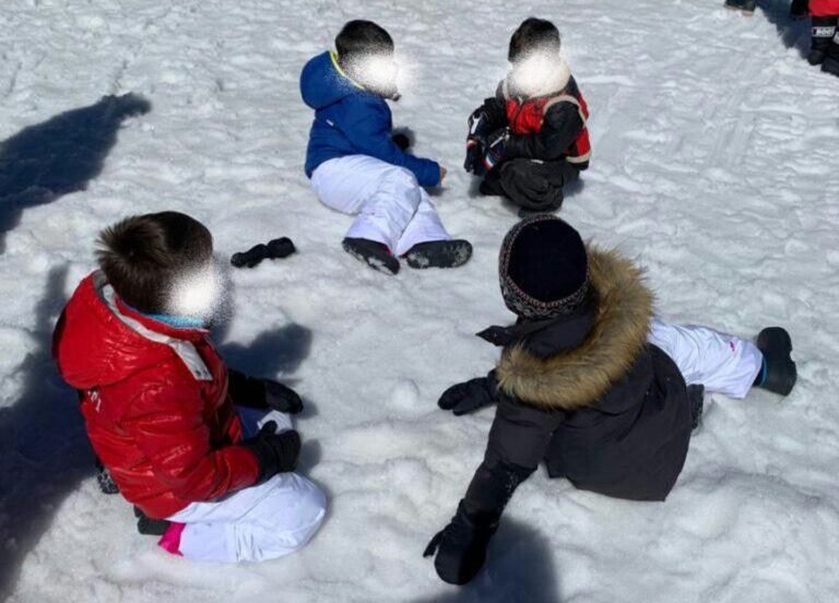 La neve di Piano Battaglia per i bambini del “Civico”