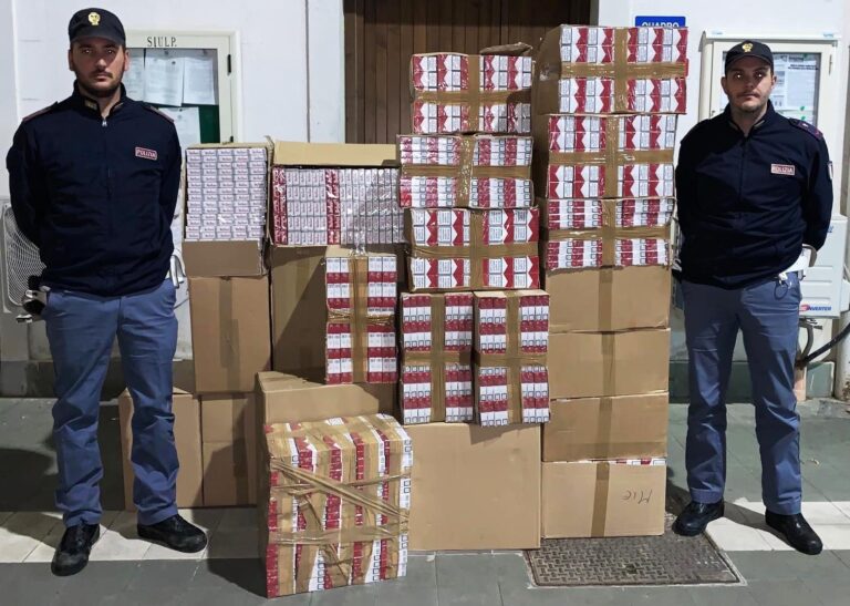 Buonfornello. Padre e figlio arrestati: trasportavano in due diverse macchine 240 kg di sigarette di contrabbando. Valore 50.000 Euro