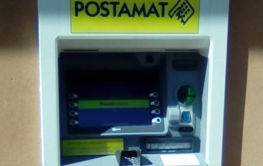 Pollina, installato il primo sportello automatico ATM Postamat in funzione 24 ore su 24