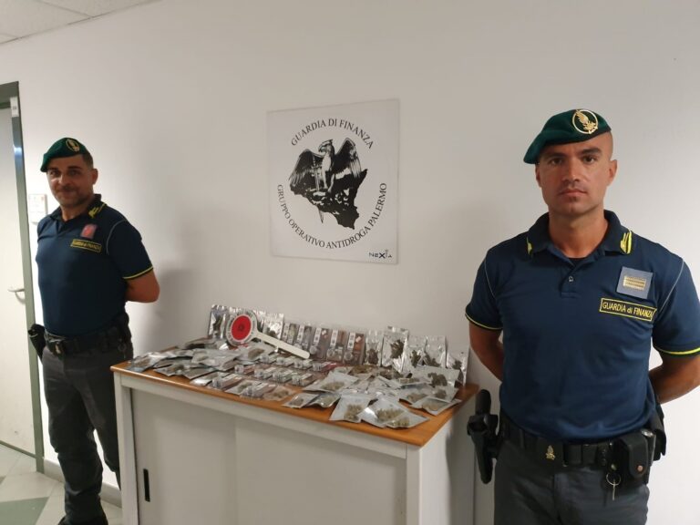 Guardia di Finanza sequestra in un negozio marjiuana e hashish non commercializzabile