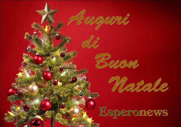 Auguri di Buon Natale da Esperonews