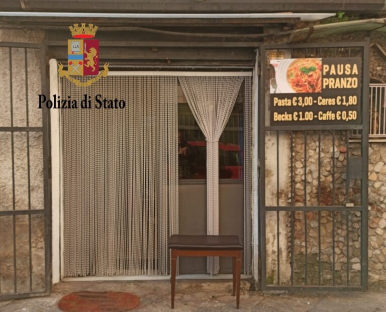 Polizia di Stato sequestra trattoria  fantasma