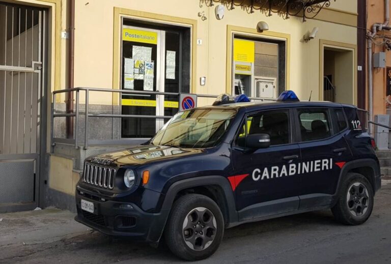Trabia, la rapina di natale all’Ufficio Postale di San Nicola l’Arena: arrestato pregiudicato palermitano