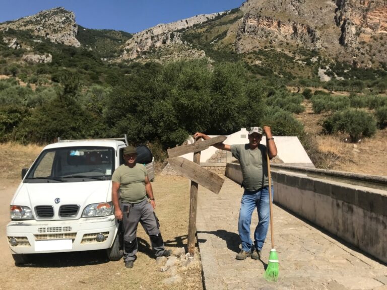 Sciara: ripulita l’area attorno all’abbeveratoio di contrada Giardinaccio